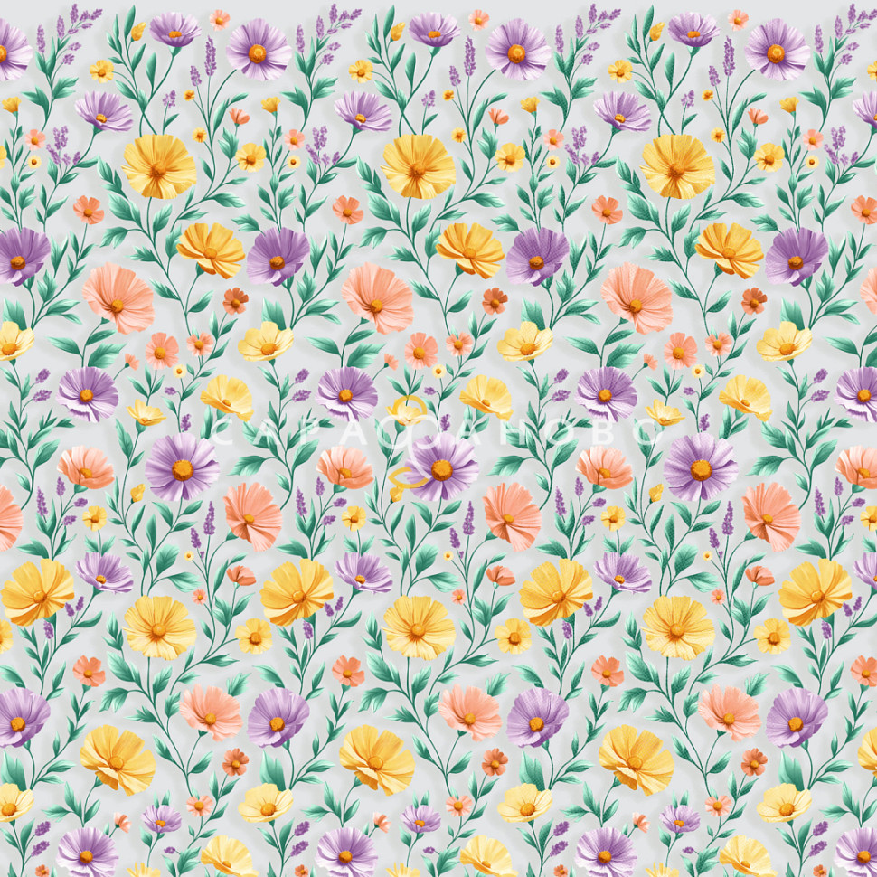 Ткань Перкаль 220 см 110 гр набивной арт 239 