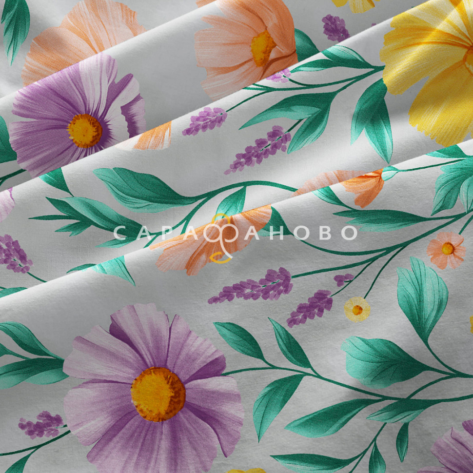 Ткань Перкаль 220 см 110 гр набивной арт 239 