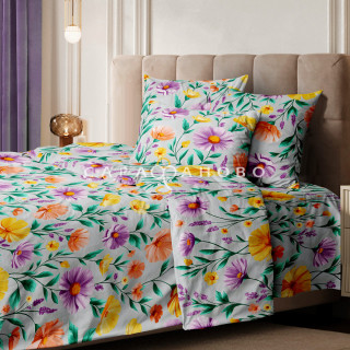 Ткань Перкаль 220 см 110 гр набивной арт 239 "Тейково" рис 72252 вид 1 "Фарелла" 