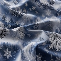 Ткань с рисунком Зимы